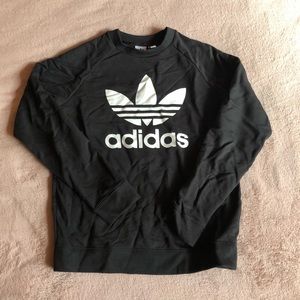 Adidas Black Pull Over- medium